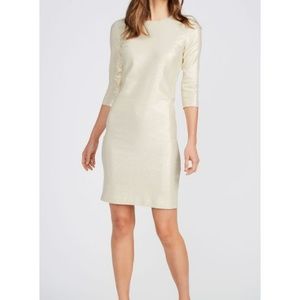 J. McLaughlin gold dress